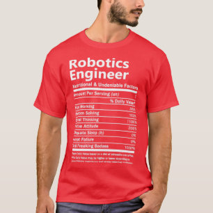 Robotica Engineer Nutritional and Undeni T-shirt