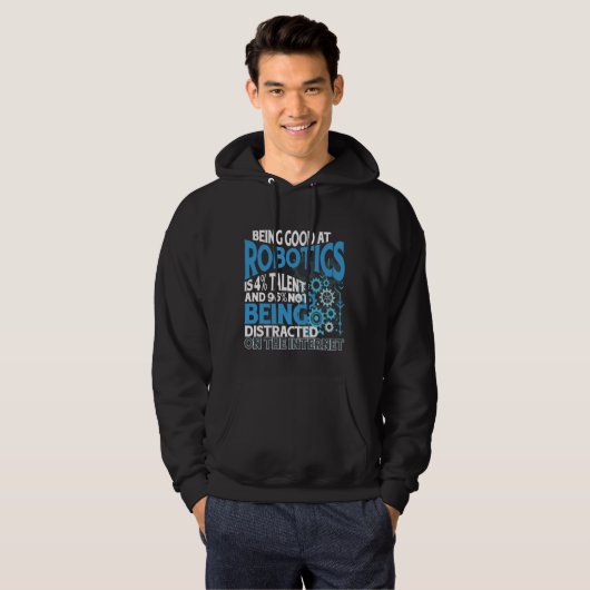 Robotica Engineer Scientist Engineering Hoodie (Voorkant volledig)