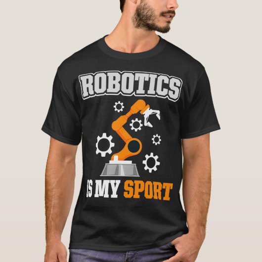 Robotica is mijn sport t-shirt (Voorkant)