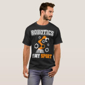 Robotica is mijn sport t-shirt (Voorkant volledig)