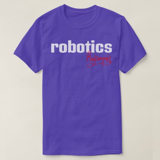 Roboticaprogramma T-shirt (Design voorkant)