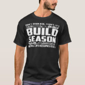 Robotics Build Season 2019 High School Robots STE T-shirt (Voorkant)