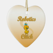 Robotics Chick Keramisch Ornament (Rechts)