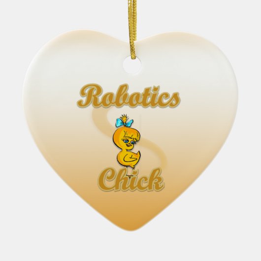 Robotics Chick Keramisch Ornament (Voorkant)