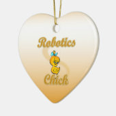 Robotics Chick Keramisch Ornament (Links)