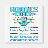 Robotics Coach Funny Better Circuits Magneet (Voorkant)
