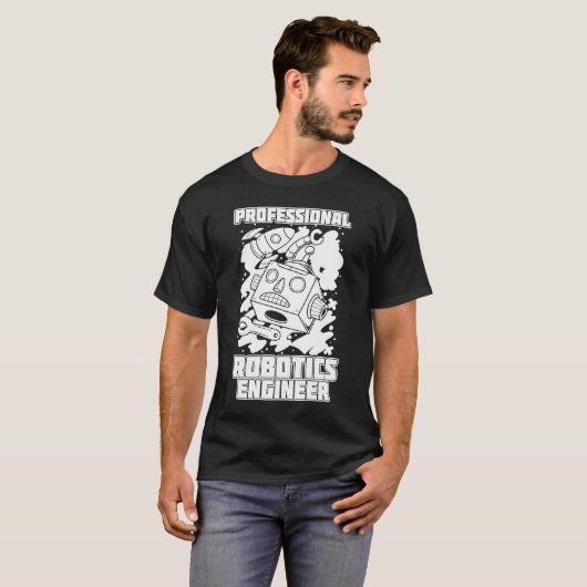 Robotics Professional Ai Artificial Intelligence R T-shirt (Voorkant volledig)