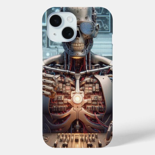Robotingenieur Case-Mate iPhone Case (Achterkant)