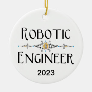 Robotingenieur decoratieve lijn keramisch ornament
