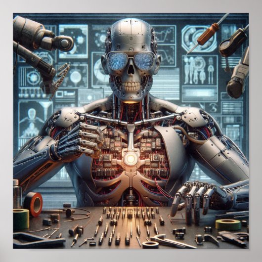 Robotingenieur Poster (Voorkant)