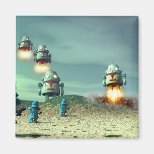 Robotinvasie van boven V2 magneet