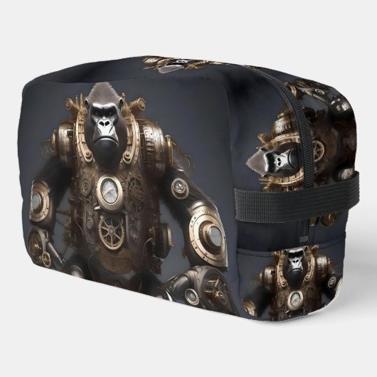 Robotique Steampunked Gorilla, Sac de toilette (Coin gauche)