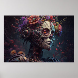 Robotische dag van de dood van de robots poster