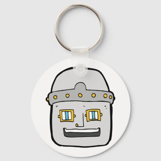 Robotkop Sleutelhanger (Voorkant)