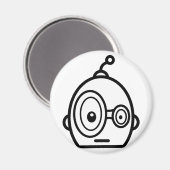 Robotkoppen Magneet (Voorkant / Achterkant)
