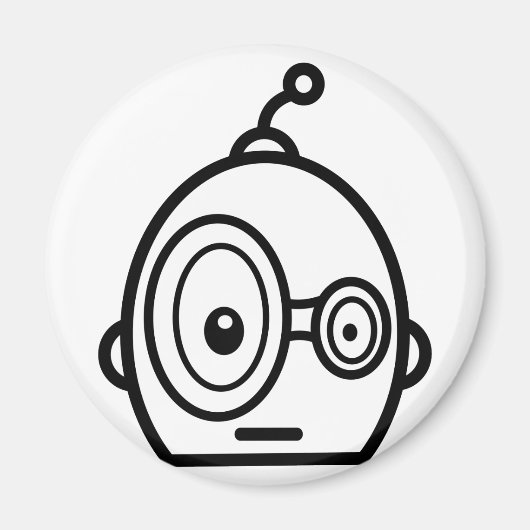Robotkoppen Magneet (Voorkant)