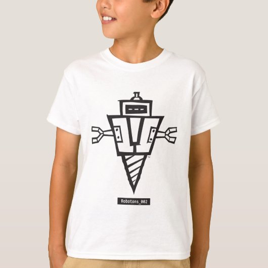 Robotons_002 Kinder Tee Shirt (Voorkant)