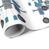 Robotpapier Cadeaupapier (Rol Hoek)