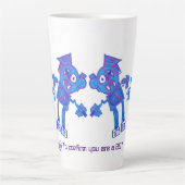 Robotpers & Gripper Latte Mok (Voorkant)