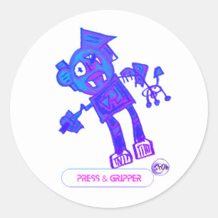 Robotpers & Gripper Sticker