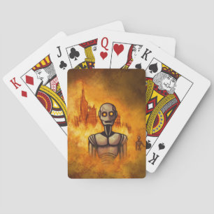 robotrevolutie scifi pokerkaarten