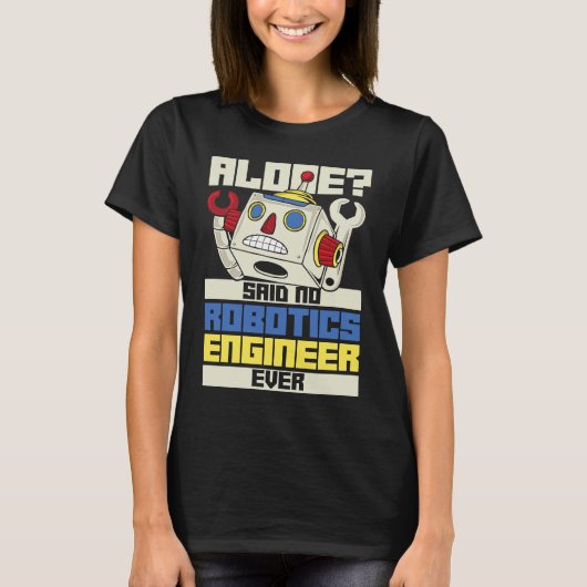 Robots Artificial Intelligence Ai Robotics T-shirt (Voorkant)