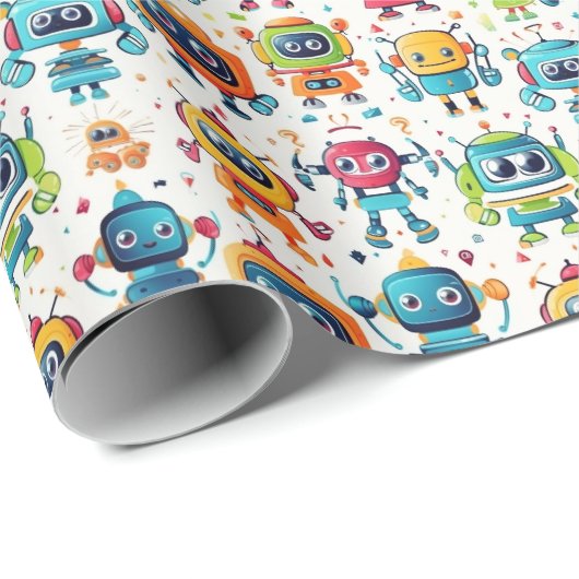 Robots Cadeaupapier (Rol Hoek)