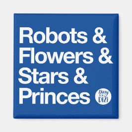 Robots en Blue Magnet Magneet