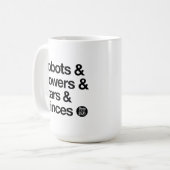 Robots et Mug (Devant gauche)