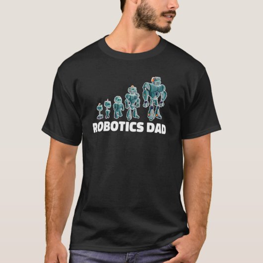 Robots Father Artificial Intelligence - Ai Robotic T-shirt (Voorkant)