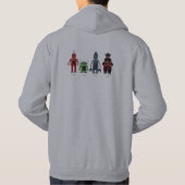 robots hoodie (Achterkant)