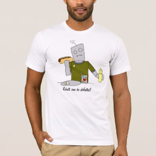 Robots houden van hotdogs! t-shirt