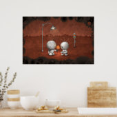Robots in liefde poster (Keuken)