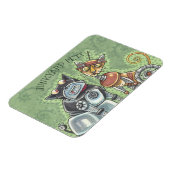 Robots Junkyard Cat And Dog MAGNET *Personnaliser (Côté Gauche)