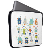Robots Laptop Sleeve (Voorkant Rechts)