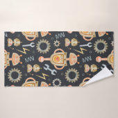 Robots motifs imperméables (Serviette de bain)