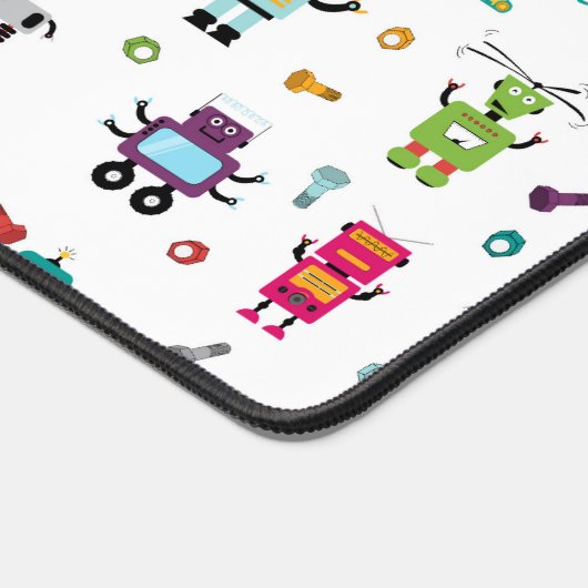 Robots multicolores mignons Motif robotique pour e (Coin)