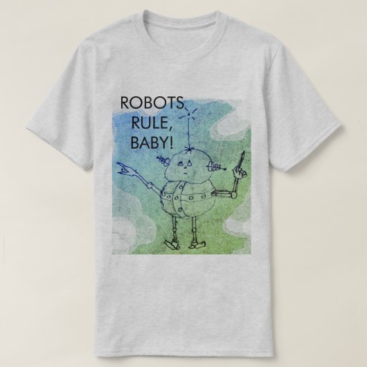 Robots Regel. ©2020 Annabelle Echo T-shirt (Design voorkant)