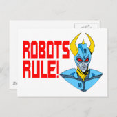 Robots-regel Briefkaart (Voorkant / Achterkant)