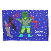 Robots Ruimteschepen Kinder Standaard Kussen Hoesj Kussensloop (Voorkant-Links)