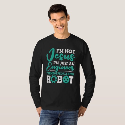 Robots Sarcastic Ai Artificial Intelligence Robo T-shirt (Voorkant volledig)