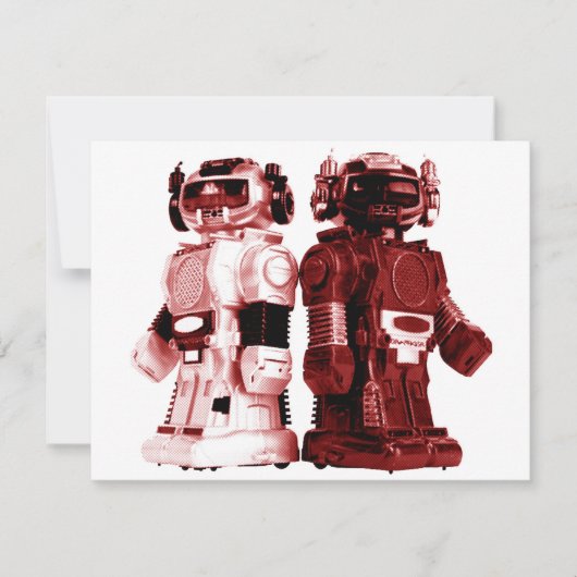 robots uitnodiging  (Voorkant)