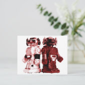 robots uitnodiging  (Staand voorkant)