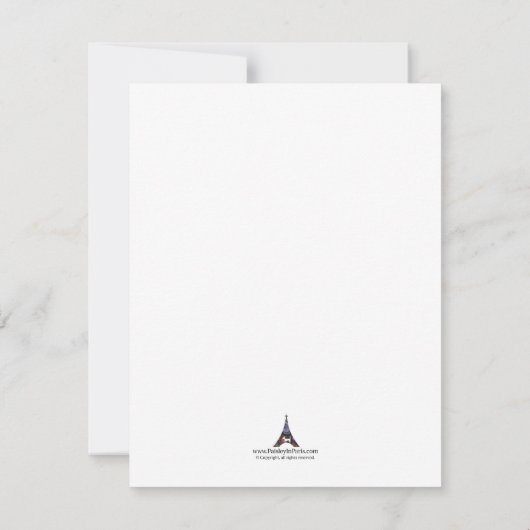 Robots Wedding Save the Date Card (Achterkant)
