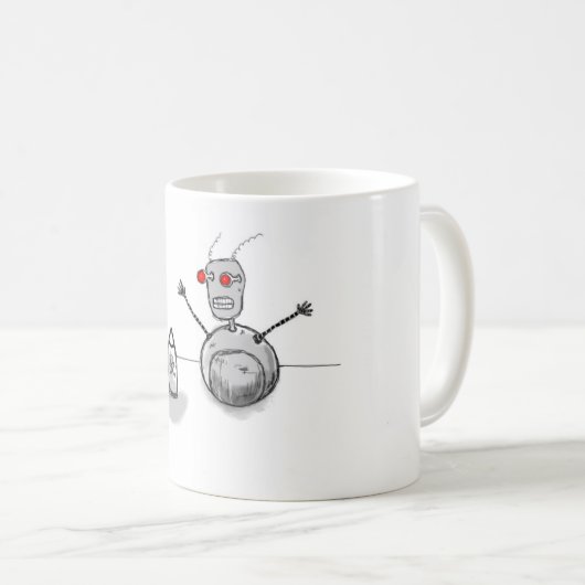 Robots zijn Geweldige! Koffiemok (Voorkant rechts)