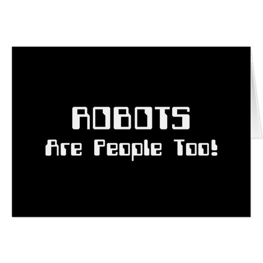 ROBOTS zijn ook mensen! (Voorkant Horizontaal)