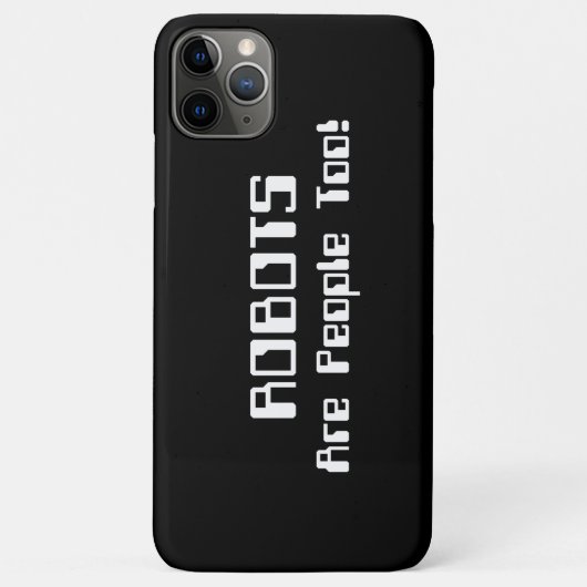 ROBOTS zijn ook mensen! Case-Mate iPhone Case (Achterkant)