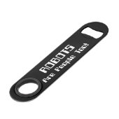 ROBOTS zijn ook mensen! Speed Flessenopener (Achterkant Gekanteld)