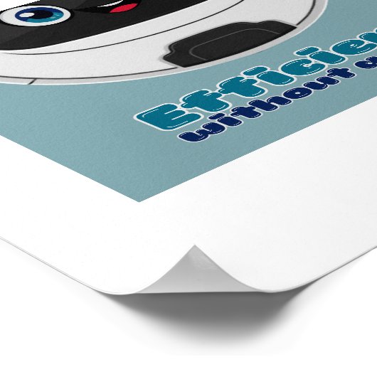 Robotstofzuiger efficient w/o plan poster (Hoek)