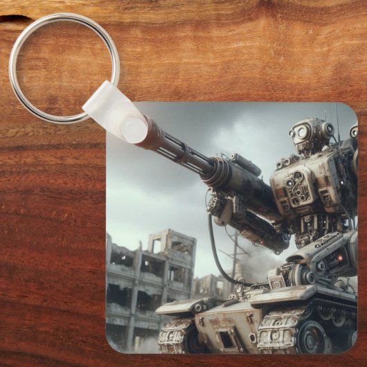 robottank sleutelhanger (Voorkant)